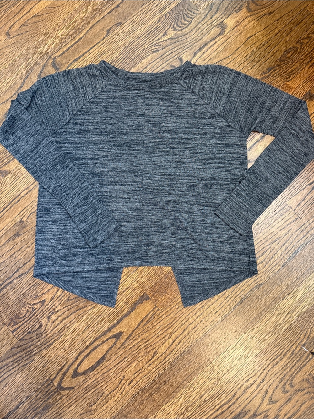 rag & bone Charcoal Gray Knit Long Sleeve Top